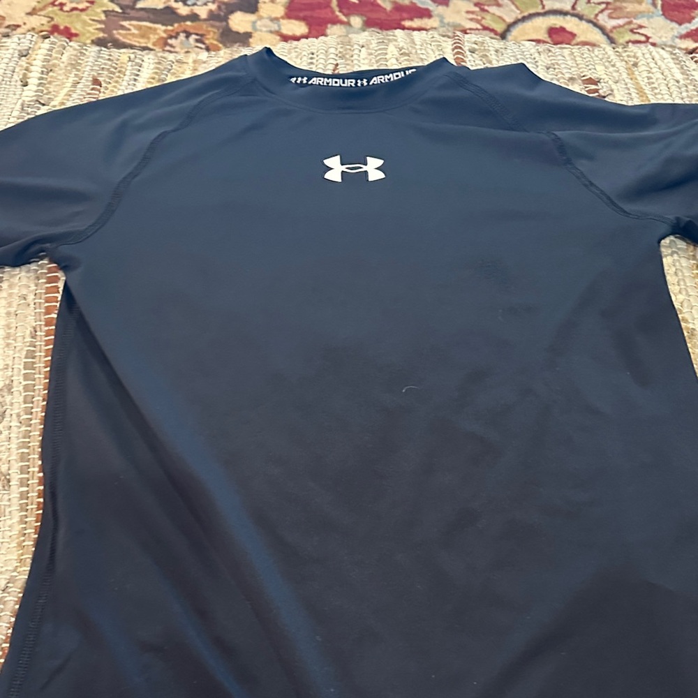Under Armour Short Sleeve Tech Tees - White & black - Picture 2 of 11